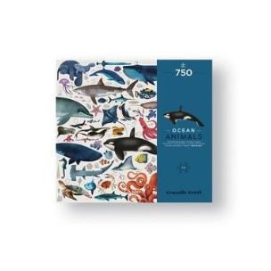 Opakowanie Puzzle 750 Świat Zwierząt Oceanicznych