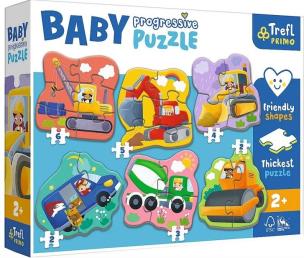 Opakowanie Puzzle Baby Progressive - Pojazdy TREFL