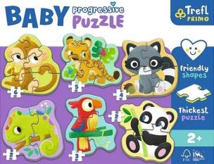 Opakowanie Puzzle Baby Progressive - Zwierzęta exotic TREFL