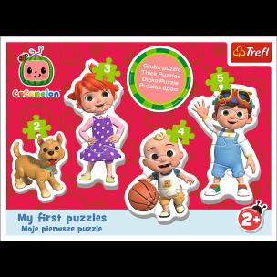 Puzzle Cocomelon Baby Classic 36129. Wydawca: Trefl PAP. Multiszop.pl Opakowanie Puzzle Cocomelon Baby Classic 36129