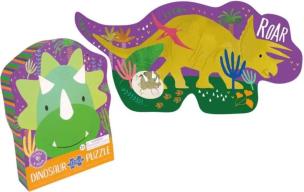 Puzzle dinozaury 12el. Wydawca: Floss & Rock. Multiszop.pl Opakowanie Puzzle dinozaury 12el