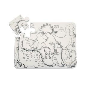 Puzzle Dinozaury Funny Mat STRIGO. Wydawca: Strigo. Multiszop.pl Opakowanie Puzzle Dinozaury Funny Mat STRIGO