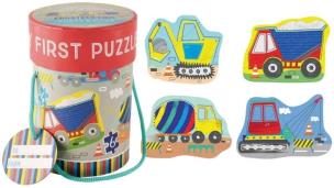 Puzzle dla początkujących dżungla 4w1. Wydawca: Floss & Rock. Multiszop.pl Opakowanie Puzzle dla początkujących dżungla 4w1