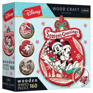 Opakowanie Puzzle drewniane 160 Świąteczna przygoda TREFL