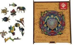 Puzzle drewniane A4 - Mandala. Wydawca: Panta Plast. Multiszop.pl Opakowanie Puzzle drewniane A4 - Mandala