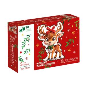 Puzzle drewniane Christmas Caramel Reindeer. Wydawca: ALEXANDER GRY. Multiszop.pl Opakowanie Puzzle drewniane Christmas Caramel Reindeer