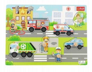 Opakowanie Puzzle drewniane medium City 61635