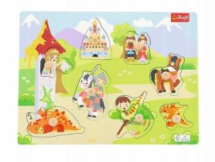 Opakowanie Puzzle drewniane medium  Knight's castle 61636