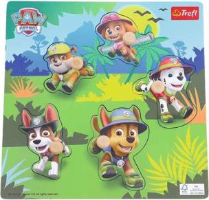 Opakowanie Puzzle drewniane mini Paw Patrol jungle 61769