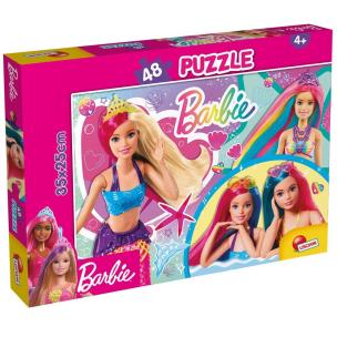 Puzzle dwustronne 48 - Barbie feeling magical. Wydawca: Lisciani. Multiszop.pl Opakowanie Puzzle dwustronne 48 - Barbie feeling magical