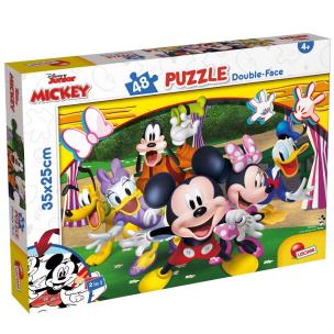 Opakowanie Puzzle dwustronne 48 Mickey