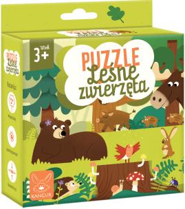 Opakowanie Puzzle Leśne Zwierzęta 3+