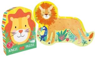 Puzzle lew 12el. Wydawca: Floss & Rock. Multiszop.pl Opakowanie Puzzle lew 12el
