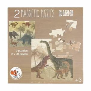 Puzzle magnetyczne Dinozaury. Wydawca: Egmont Toys. Multiszop.pl Opakowanie Puzzle magnetyczne Dinozaury