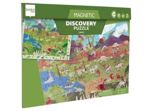Opakowanie Puzzle magnetyczne i gra 2w1 Dinozaury