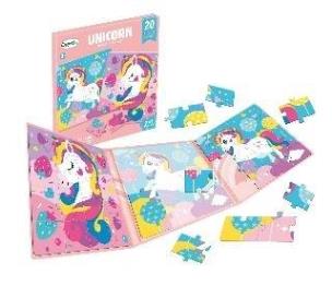 Puzzle magnetyczne - jednorożec. Wydawca: Askato. Multiszop.pl Opakowanie Puzzle magnetyczne - jednorożec