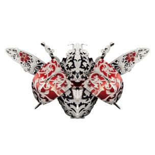 Opakowanie Puzzle Metalowe Model 3D - Broszka Biedronka