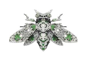 Opakowanie Puzzle Metalowe Model 3D - Broszka Cykada