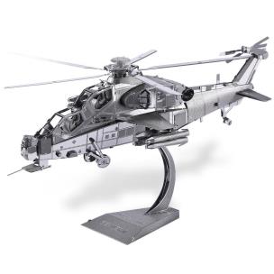 Opakowanie Puzzle Metalowe Model 3D - Helikopter WUZHI-10