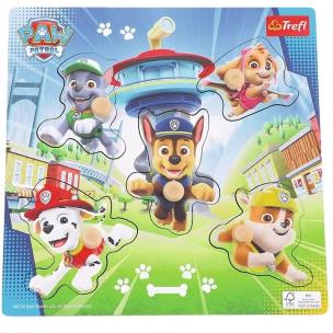 Puzzle mini drewniane Paw Patrol 61620. Wydawca: Trefl PAP. Multiszop.pl Opakowanie Puzzle mini drewniane Paw Patrol 61620