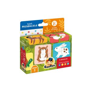 Puzzle na cztery Nasi Przyjaciele CzuCzu. Wydawca: Bright Junior Media Justyna Han. Multiszop.pl Opakowanie Puzzle na cztery Nasi Przyjaciele CzuCzu