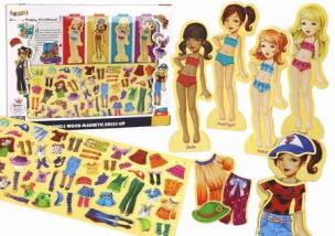 Opakowanie Puzzle nagnetyczne 65 Lalki, ubrania, stylizacje