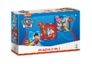 Opakowanie Puzzle Paw Patrol 3 in1