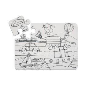 Puzzle Pojazdy Funny Mat STRIGO. Wydawca: Strigo. Multiszop.pl Opakowanie Puzzle Pojazdy Funny Mat STRIGO