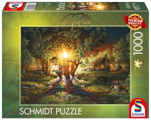 Puzzle PQ 1000 Terry Redlin Wiosenny Blask G3. Wydawca: Schmidt. Multiszop.pl Opakowanie Puzzle PQ 1000 Terry Redlin Wiosenny Blask G3