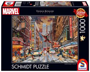 Puzzle PQ 1000 Thomas Kinkade Deadpool Marvel G3. Wydawca: Schmidt. Multiszop.pl Opakowanie Puzzle PQ 1000 Thomas Kinkade Deadpool Marvel G3