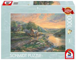 Puzzle PQ 1000 Thomas Kinkade Jutrzenka G3. Wydawca: Schmidt. Multiszop.pl Opakowanie Puzzle PQ 1000 Thomas Kinkade Jutrzenka G3