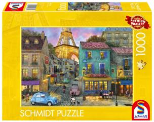 Puzzle PQ 1000 Ulice Paryża Francja G3. Wydawca: Schmidt. Multiszop.pl Opakowanie Puzzle PQ 1000 Ulice Paryża Francja G3