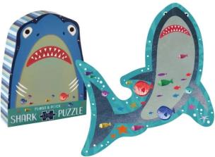 Puzzle rekin 12el. Wydawca: Floss & Rock. Multiszop.pl Opakowanie Puzzle rekin 12el