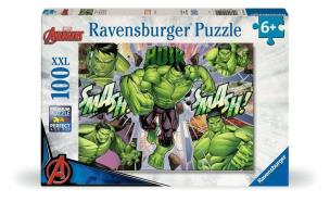 Puzzle XXL 100 Hulk. Wydawca: Ravensburger. Multiszop.pl Opakowanie Puzzle XXL 100 Hulk
