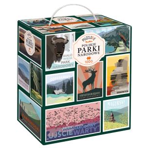 Puzzlove CzuCzu Polskie parki narodowe 1000 elementów. Wydawca: Bright Junior Media. Multiszop.pl Opakowanie Puzzlove CzuCzu Polskie parki narodowe 1000 elementów