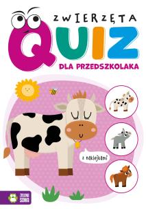 Okładka książki Quiz dla przedszkolaka. Zwierzęta