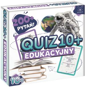 Quiz Edukacyjny 10+. Wydawca: Kangur. Multiszop.pl Opakowanie Quiz Edukacyjny 10+