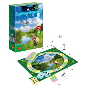 Okładka książki Quiz Przyroda i Geografia Polski. Mini ALEX