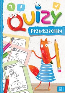 Okładka książki Quizy przedszkolaka. Niebieskie