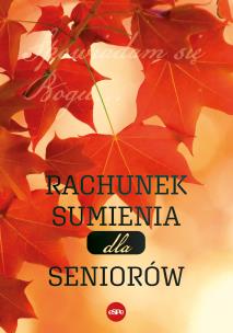 Rachunek sumienia dla seniorów. Autor: Anna Matusiak. Multiszop.pl Okładka książki Rachunek sumienia dla seniorów