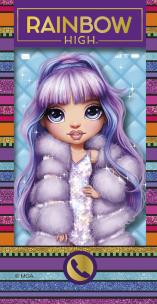 Okładka książki Rainbow High. Violet i Sunny. Książeczka telefon