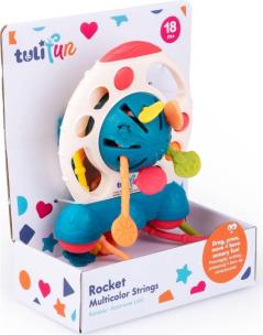 Opakowanie Rakieta - kolorowe linki