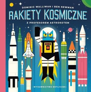 Okładka książki Rakiety kosmiczne z profesorem Astrokotem w.2