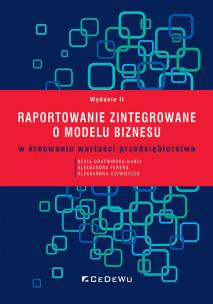 Okładka książki Raportowanie zintegrowane o modelu biznesu...