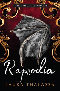 Rapsodia. Autor: Laura Thalassa. Multiszop.pl Okładka książki Rapsodia