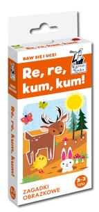 Okładka książki Re, re, kum, kum Zagadki obrazkowe