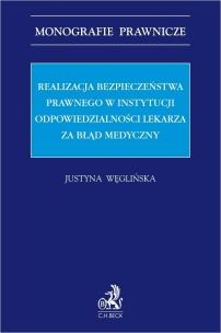 Okładka książki Realizacja bezpieczeństwa prawnego...