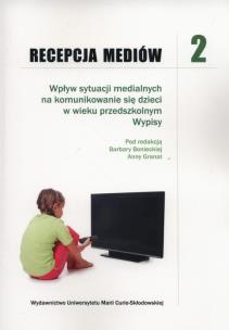 Okładka książki Recepcja mediów T.2