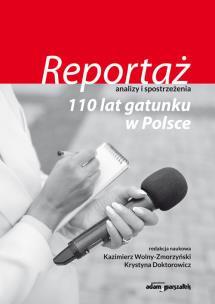 Okładka książki Reportaż - analizy i spostrzeżenia