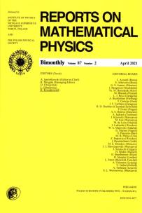 Opakowanie Reports On Mathematical Physics 87/2 Eksport